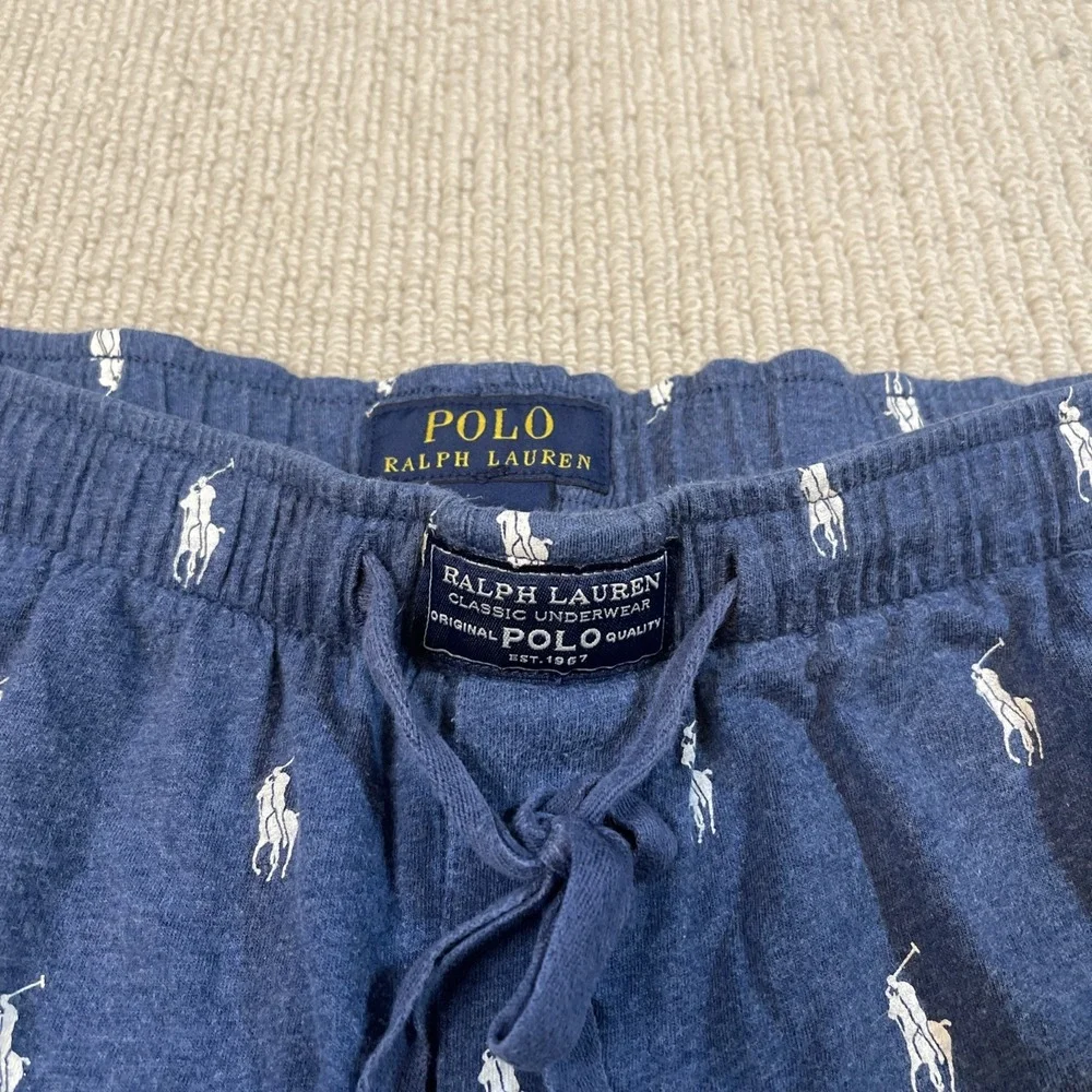 Polo Ralph Lauren Men's Large Jogger Pant Pockets Blue